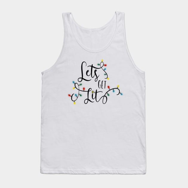 christmas lights Tank Top by nicolecella98